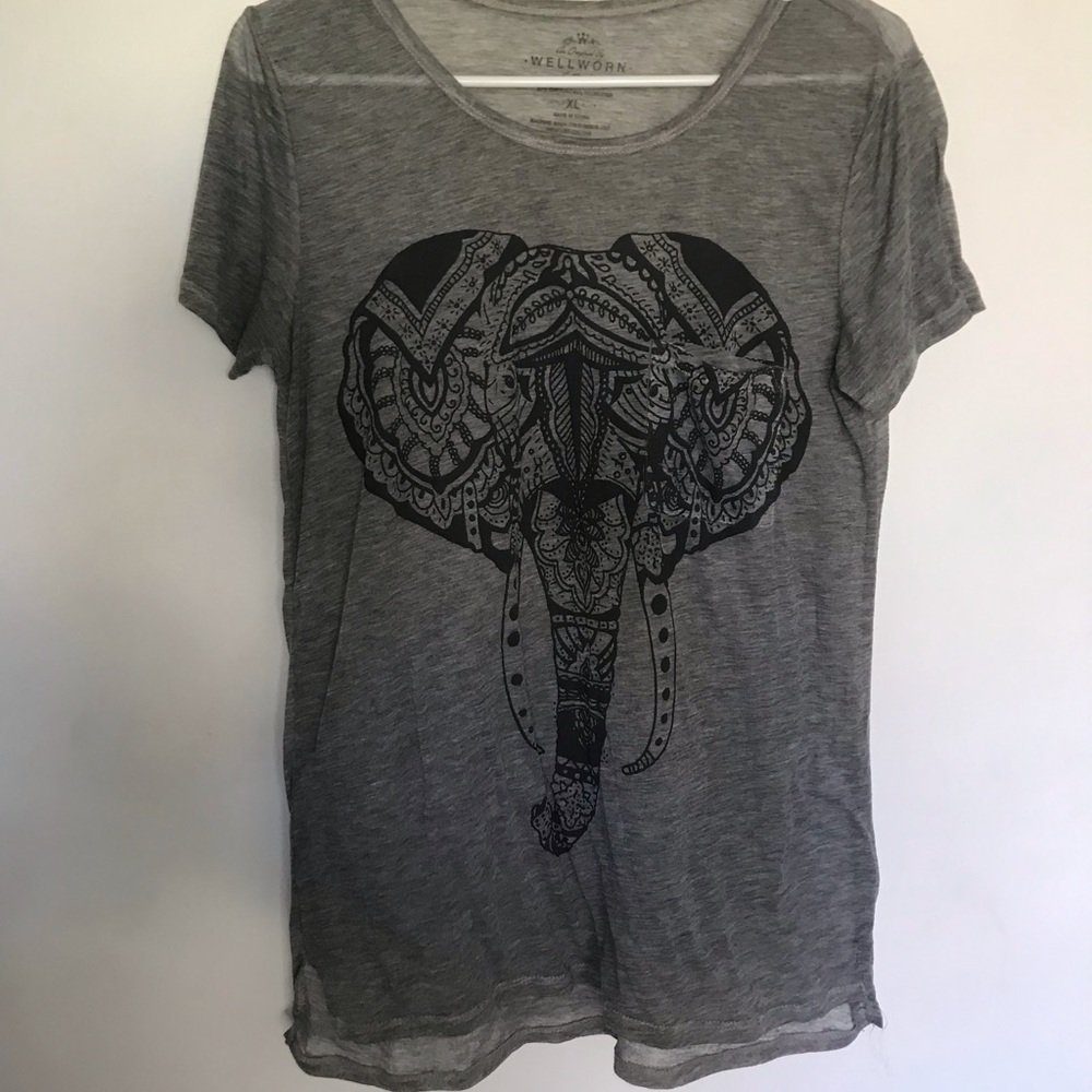 Grey Elephant Top